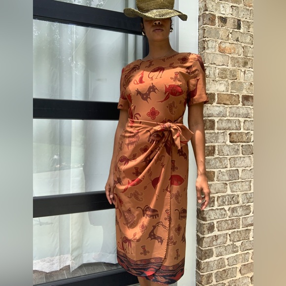 Vintage wrap dress - Picture 5 of 6